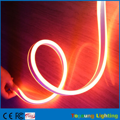 100m czerwony mini LED paska liniowa 110V 8,5*18mm 4,5w LED dwustronne elastyczne światło neonowe