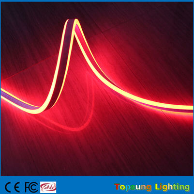 100m czerwony mini LED paska liniowa 110V 8,5*18mm 4,5w LED dwustronne elastyczne światło neonowe