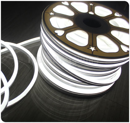ultra cienkie LED neon flex neo neon lampy rurkowe 12v elastyczny pasek 11x18mm 120smd/M wodoodporna biała wstążka kolorowa