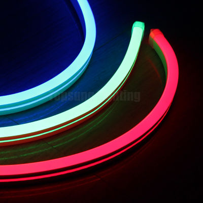 Wysokiej jakości smd2835 flex LED neon lampy paska 24v neon elastyczna rurka ultra szczupły 11x18mm czerwony Kolor kurtka PVC