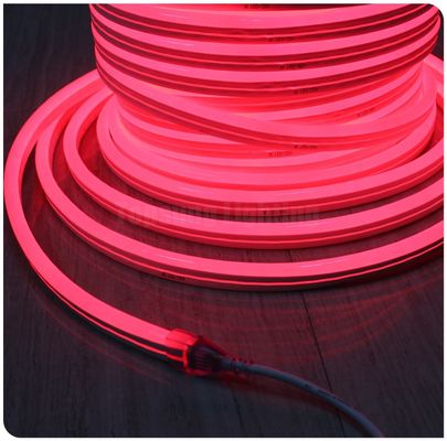 Wysokiej jakości smd2835 flex LED neon lampy paska 24v neon elastyczna rurka ultra szczupły 11x18mm czerwony Kolor kurtka PVC