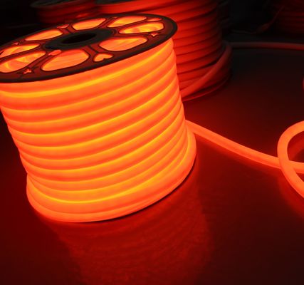 16mm Ip67 elastyczny pas pomarańczowy okrągły 24v 360 stopni Led Neon Flex