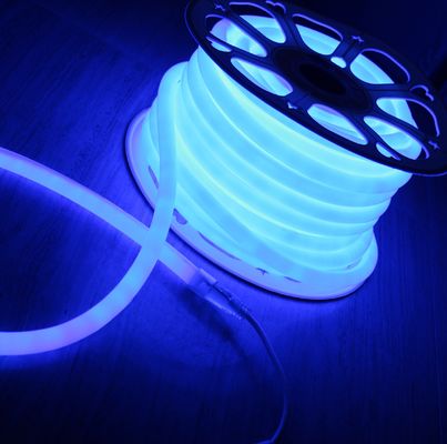 360 LED neon flex SMD lampy de neon LED paska 24V wodoodporna liny dekoracyjne zewnętrzne niebieski kolor 220v