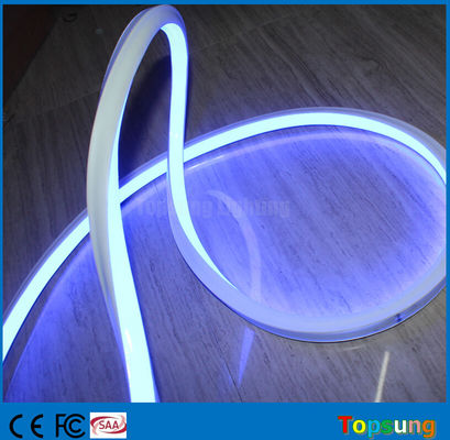 12v niebieski Top-view płaski 16x16mm neonflex kwadratowy LED neon flex rurki niebieskiego SMD liny pas neon wstążka dekoracja