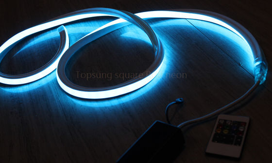 kwadratowy LED Strip RGB Neon Flex Rope Light wodoodporny 220V Elastyczne oświetlenie zewnętrzne