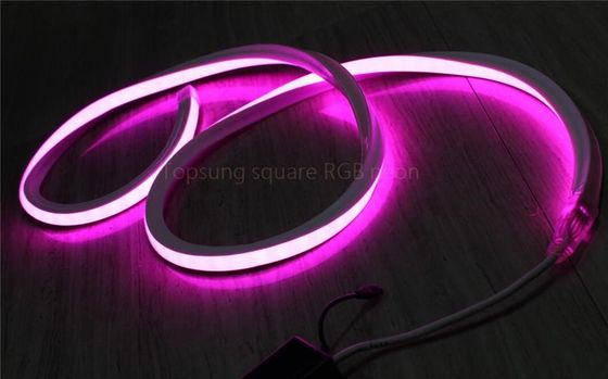 kwadratowy LED Strip RGB Neon Flex Rope Light wodoodporny 220V Elastyczne oświetlenie zewnętrzne