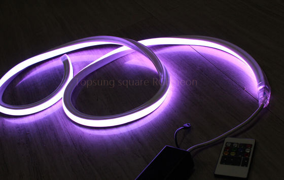 12v LED neon liny światełki dostawcy RGB 5050 smd neon światła paska elastyczny kwadrat 17x17mm kwadrat kształt IP68
