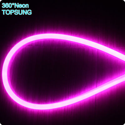 16mm mikro 360 stopni elastyczny LED neon paska dla znaków 12V różowy kolor emitujący miękkie lampy smd