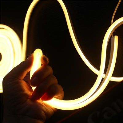 12V ciepłe białe mini LED neon elastyczne światła pasów 6x13mm smd liny do znaków