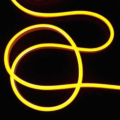 Super jasny mikro elastyczny LED neon rury liny paski światła żółty 2835 smd oświetlenie silikon neonflex 24v