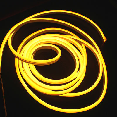 Super jasny mikro elastyczny LED neon rury liny paski światła żółty 2835 smd oświetlenie silikon neonflex 24v