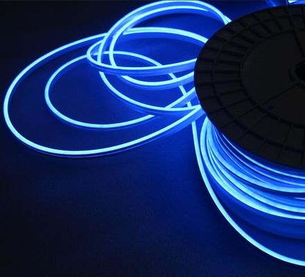 24V niebieski LED neon Flex 2835 smd mini neon lampy struna 6mm