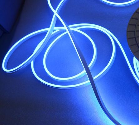 6mm niebieski LED Neon Rope Light Flex wodoodporny Świąteczna impreza Xmas Tree Home Decor 110V/220V niebieskie paski neonowe