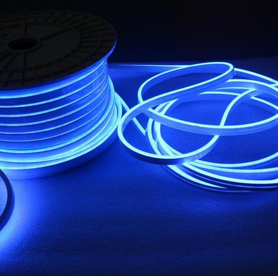 Standard wysokiej jasności i Mini neon wodoodporne światło LED elastyczne, LED neon światło 6W/m niebieski