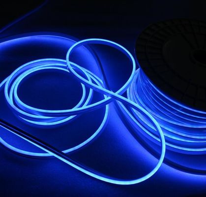Standard wysokiej jasności i Mini neon wodoodporne światło LED elastyczne, LED neon światło 6W/m niebieski
