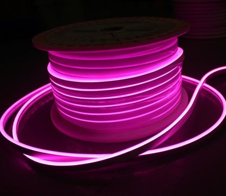 12V różowe LED neon flex mini 6mm 2835 smd paski świetlne