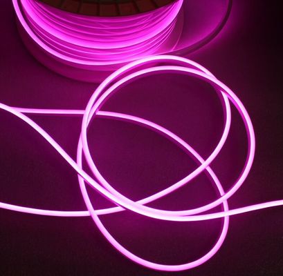12v 6mm różowy neon elastyczne paski LED mini flex LED neon liny światło