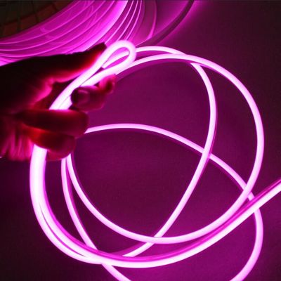 12V różowe LED neon flex mini 6mm 2835 smd paski świetlne