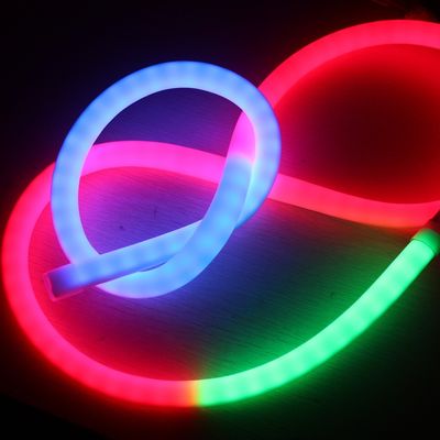 wodoodporny IP68 SMD5050 wielobarwny 360 cyfrowy neon RGB ws2811 Pixel Chasing LED Neon flex