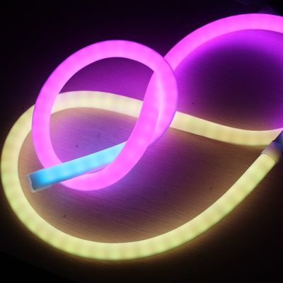 360 stopni cyfrowy LED neon flex silikonowy piksel rgb elastyczny LED neon tube 24v adresowalny kontroler dmx