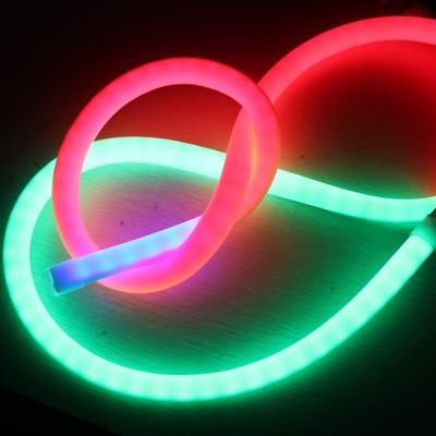 24V ładny pikseli ścigania LED neon RGB 360 stopni miękkie wstążki rurki silikonowej