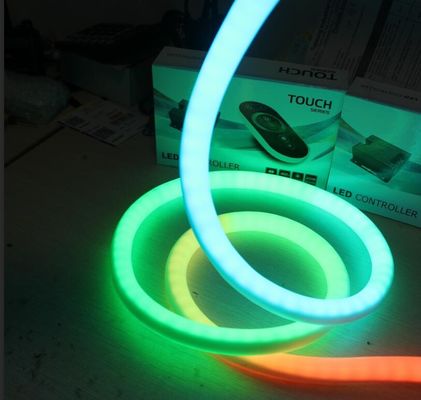 Cyfrowe światła neonowe LED smd5050 dc24v 70leds/m 360 stopni wodoodporne światła neonowe