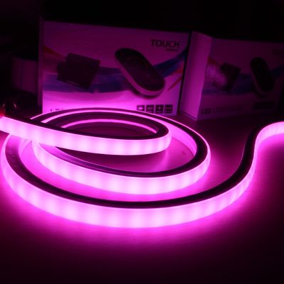 Dekoracyjny wodoodporny 24V elastyczny RGB LED Strip Neon Tube Flex Rope Światło kwadratowe 17x17mm
