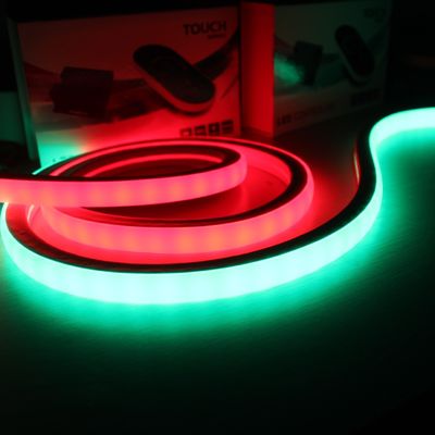 Nowy 24v silikonowy światło neonowe cyfrowe RGB adresowalne dmx LED neon flex