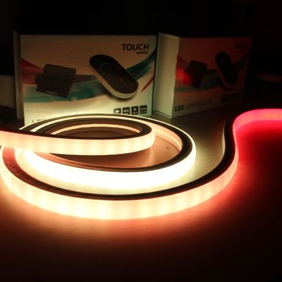 17x17mm kwadratowy cyfrowy SMD5050 RGB Flex LED Neon z doskonałym efektem mieszania kolorów