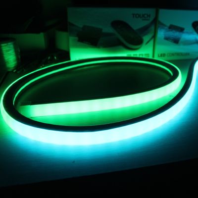 17x17mm kwadratowe ściganie LED neon flex flat dmx LED neon elastyczny pasek rgb zmieniający kolor neo neon