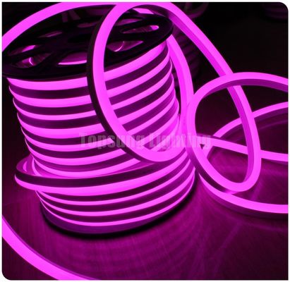 14mm wysokiej jakości fioletowy LED neon flex elastyczny paski światło 110V neo neon liny