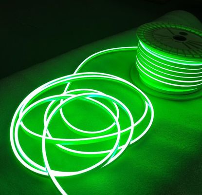 mini rozmiar 6x12mm 2835SMD 120leds/m zielony LED neon flex tape 24v 5cm wycinalne elastyczne taśmy silikonowe