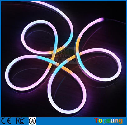 RGB Digital Pixel Chasing LED Neon o rozmiarze 11*19mm IP67 DC24v neon Lampy liniowe elastyczne