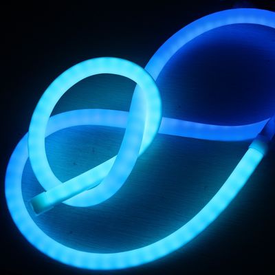 RGB Digital Pixel Chasing LED Neon 18mm 360 okrągły pas neonowy IP67 DC12V