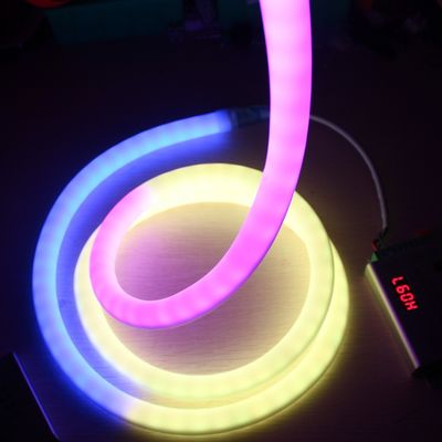 Niestandardowe Neon elastyczne oświetlenie 24V Flex Rgb Pixel LED Neon 360 stopni neon liny