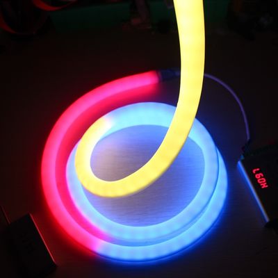 Niestandardowe Neon elastyczne oświetlenie 24V Flex Rgb Pixel LED Neon 360 stopni neon liny