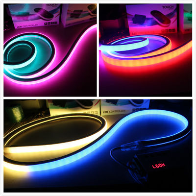 RGB Kolor LED Neon Elastyczny Miękki Neon Cyfrowy kwadrat ścigający LED neon