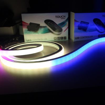 CE RoHS Zatwierdzony kwadratowy LED Neon Strip wodoodporny rgb piksel 24V LED Neon Flex Lights