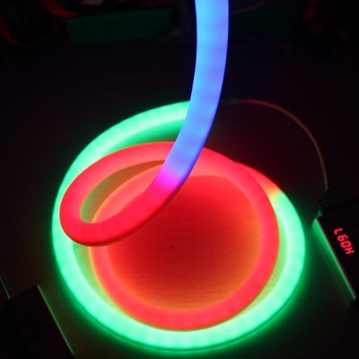 RGB Pixel LED Neon cyfrowy 360 stopni Neon Flex rurka P943 DMX paski 18mm dia