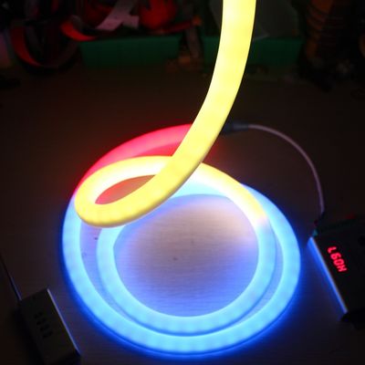 Niesamowite 360 stopni LED neon elastyczny cyfrowy dmx neon paska światła dmx pikseli neon liny