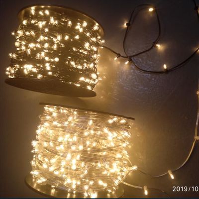 Dekoracje drzew świąteczne Wielokolorowe LED 12V LED Clip Lights Świąteczne oświetlenie