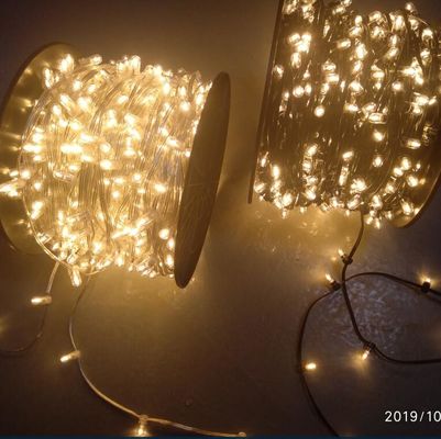 Niestandardowe 2200K Świąteczne 12V LED Fairy Clip String Lights dla Dekoracji Drzew Na Zewnątrz