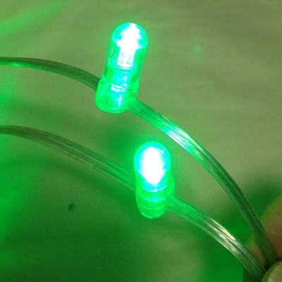 zielony PVC kryształowy drut DC 12V światło klipu 1000leds wróżka światło struna 100m/roll światła guzików