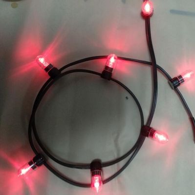 Wodoszczelny 100m Włączalny światło strunowe dla dekoracji świątecznych 12v klipsy struny 666 LED