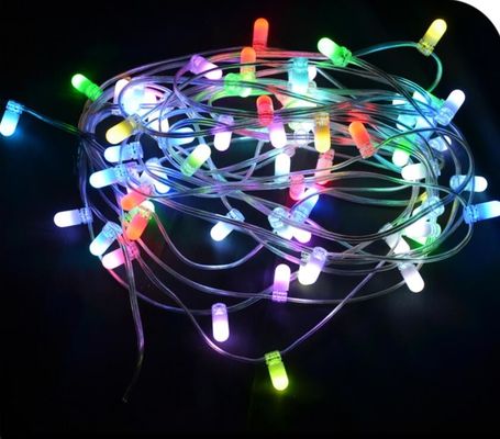 Zewnętrzne Dekoracyjne Drzewo Bożonarodzeniowe Światło String 100m 666leds zmieniające kolor 12V LED Clip Lights