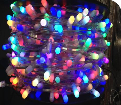 Zewnętrzne Dekoracyjne Drzewo Bożonarodzeniowe Światło String 100m 666leds zmieniające kolor 12V LED Clip Lights