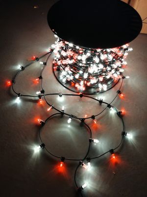 Światła świąteczne z wiedźm 100m struna 1000 żarówek 12v kryształowe struny rgb ozdoby światło