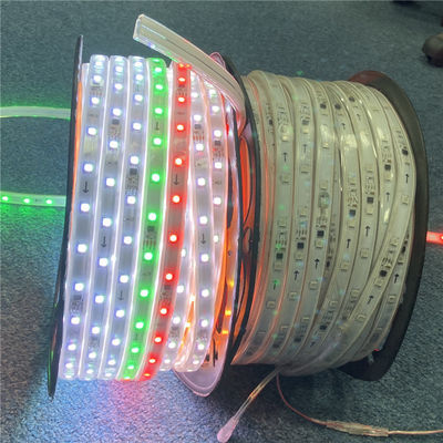50m rolka programowalna taśma LED RGB z wbudowaną w IC SMD5050 wysokiej jasności magiczny kolor